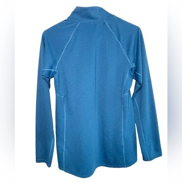 Patagonia Capilene Midweight 1/4 Zip Base Layer Women’s Size Small Blue - Picture 3 of 7